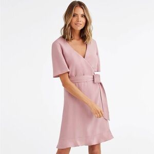 NWT VETTA Tiered Wrap Dress